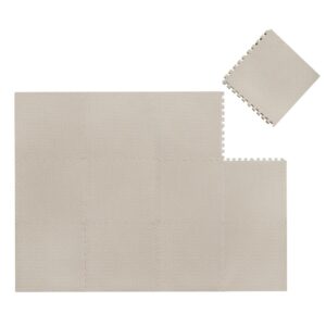 משטח פאזל ענק לתינוק בצבע בז' מבית הריונית - ניתן להרכבה והתאמה אישית של הגודל למרחב הפעילה.