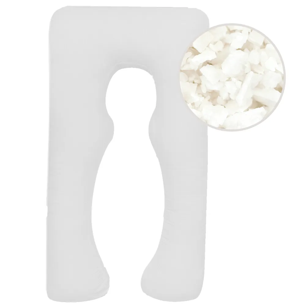 כרית הריון והנקה ויסקו צבע לבן